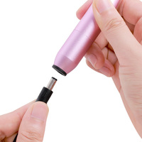 Vente en gros de perceuse à ongles électrique 20000 tr/min ensemble de machines de manucure coupeur de charge USB pour manucure lime à ongles outils de pédicure