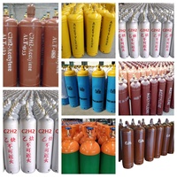 Bouteille de gaz acétylène portable de haute qualité prix acier sans soudure 6L 7L 7.5L 12.5L 20L 25L 30L 35L 40L 60L bouteille d'acétylène