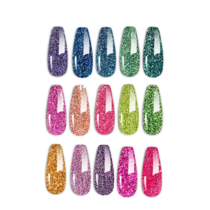 Nail Art Summer Shining <span class=keywords><strong>Neon</strong></span> Reflective Glitter Gel Manicure 12 <span class=keywords><strong>colores</strong></span> Esmalte de uñas Flash Diamond Disco Gel Polish - Product Image 3