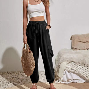 <span class=keywords><strong>Pantaloni</strong></span> lunghi <span class=keywords><strong>donna</strong></span> 2024 autunno tinta unita <span class=keywords><strong>pantaloni</strong></span> Cargo di alta qualità <span class=keywords><strong>con</strong></span> <span class=keywords><strong>tasche</strong></span> <span class=keywords><strong>laterali</strong></span> - Product Image 1