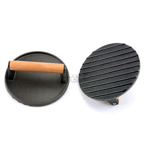 Outils de barbecue professionnels <span class=keywords><strong>presse</strong></span> à viande à <span class=keywords><strong>steak</strong></span> pré-assaisonnée en fonte <span class=keywords><strong>presse</strong></span> à hamburger - Product Image 5