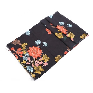 De moda de estilo Bali tejido rayón Challie Challis tela con gran patrón de impresión floral - Product Image 4