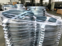 Support de fût industriel, capacité statique de 1000 lb, supports renforcés, diamètre de 24 pouces, pour atelier, garage, usage professionnel