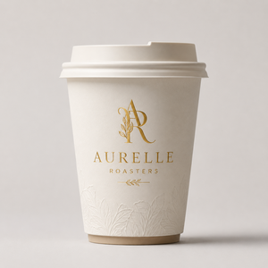 Gobelets à café jetables en papier avec couvercles, logo personnalisé imprimé, double paroi, pour boissons chaudes et froides, 6oz, 8oz, 12oz - Product Image 1