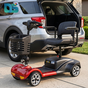 Scooter Eléctrico Plegable <span class=keywords><strong>de</strong></span> 4 Ruedas con Asiento <span class=keywords><strong>de</strong></span> Velocidad Ajustable, <span class=keywords><strong>Precio</strong></span> <span class=keywords><strong>de</strong></span> Fábrica al por Mayor ODM/OEM, <span class=keywords><strong>para</strong></span> Adultos Mayores - Product Image 5