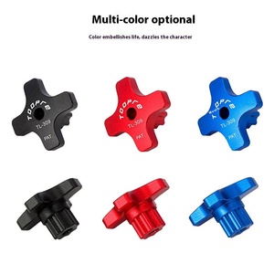 Llave de extracción TOOPRE, aleación de aluminio para piezas de bicicleta de montaña y carretera, herramienta de eje hueco integrado, placa de dientes, cubierta de manivela Torx - Product Image 4
