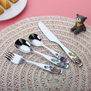 Juego <span class=keywords><strong>de</strong></span> <span class=keywords><strong>cubiertos</strong></span> <span class=keywords><strong>para</strong></span> niños sin BPA, <span class=keywords><strong>cubiertos</strong></span> <span class=keywords><strong>para</strong></span> niños <span class=keywords><strong>de</strong></span> princesa, 4 piezas - Product Image 5