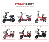 Vélo électrique d'usine Ebike coloré avec batterie au lithium scooter électrique à vitesse rapide