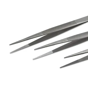 DiKaiTools Hot-selling Expert Jeweler's Choice DK3401 160mm Diamond Tweezers with Silicon Tip