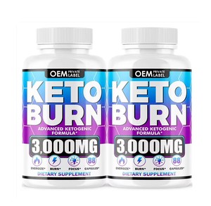 Cápsulas Duras de Fórmula Cetogénica Avanzada OEM 3000mg, Complejo Keto con Extracto de Plantas, Suplemento Nutricional Diario para Dieta Cetogénica - Product Image 1