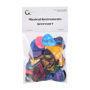 Púas de Guitarra K en Bolsa Transparente, Juego de Púas Triangulares Grandes de ABS/Celuloide, Accesorios para Guitarra - Product Image 4