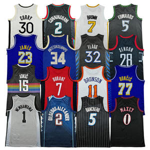 Camisetas <span class=keywords><strong>de</strong></span> Baloncesto Cosidas <span class=keywords><strong>de</strong></span> Alta Calidad 2026, Transpirables, Bordadas, Personalizadas para Equipos Masculinos, Venta al Por Mayor, Dropshipping - Product Image 5