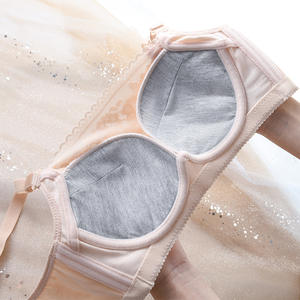 Nuevo estilo, sujetador sexy de encaje sin aros, con forro transpirable, ajustable, copa 3/4, push-up para mujer - Product Image 3