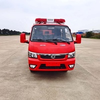 Camion de lutte contre l'incendie Dongfeng Double Cabine Mini 4x2 à eau et mousse 1000L Diesel Municipal