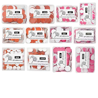 Disques abrasifs pour ongles 80/240 grains, 100 pièces/boîte, papier de verre de remplacement avec roulements de 15/20/25 mm pour le nail art