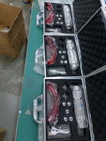 Senter USB Tipe-C Isi Ulang B017USB Warna Biru untuk Berkemah di Luar Ruangan