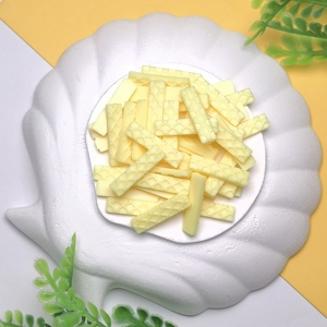 Miniatures en résine en forme de gaufres pour maison de poupée, mini-aliments, breloques pour loisirs créatifs, embellissements Kawaii - Product Image 3