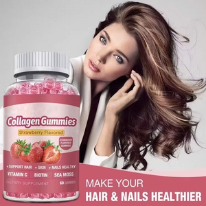 Gummies de collagène à marque privée OEM, suppléments complexes 3-en-1, vitamine C, biotine, gummies à la mousse de mer - Product Image 2