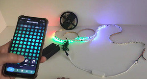 جهاز تحكم صغير بالواي فاي الرقمية RGB IC LED, 5 فولت ، USB ، 12 فولت ، تيار مستمر ، App ، موسيقى ، تحكم صوتي ، ل WS2812B ، WS2811 ، شريط LED ، وحدة أضواء النيون - Product Image 6