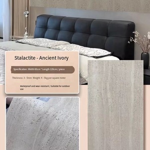 Lámina de Piedra de Travertino Ultrafina y Flexible, Resistente al Fuego, para Construcción de Paredes Exteriores, Lámina para Revestimiento de Paredes - Product Image 4