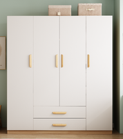 Armoire de chambre économique pour location avec placards sur mesure et rangement intégré