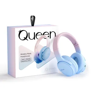 Picun Queen Faltbarer einziehbarer BT-Kopfhörer über dem Ohr Bluetooth Wireless Stereo Headset