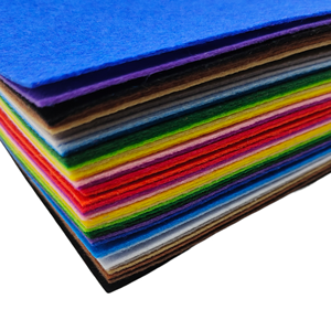 Crianças Escola DIY Artesanato <span class=keywords><strong>Patchwork</strong></span> Bordado Respirável Eco-Friendly Poliéster Feltro Tecido Soft Hard Color Roll Material Brinquedos - Product Image 1