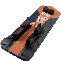 Matelas de massage électrique Shiatsu complet personnalisé de l'usine de Xiamen, avec airbags gonflables, chaleur confortable, pliable et portable, qualité supérieure