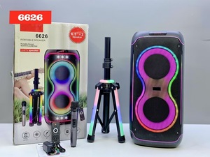 Altavoz Doble para Exteriores con Soporte para Altavoz 5.3, Batería Integrada, Alto Rendimiento para Bailes al Aire Libre, <span class=keywords><strong>Karaoke</strong></span> y Fiestas - Product Image 6