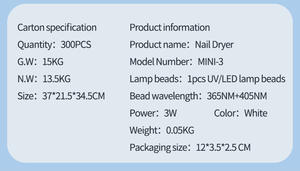 2025 Neuer profession eller Mini-UV-LED-Nagellampenhochhand trockner für tragbares batterie betriebenes Gel-Härtung licht für den Salon zu Hause - Product Image 5