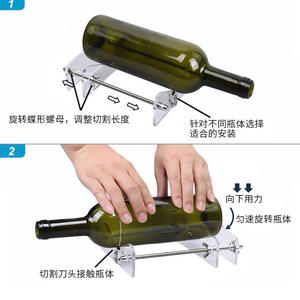 Coupe-verre pour le commerce électronique transfrontalier, outil de coupe de bouteilles de vin de qualité supérieure, outil de bricolage pour couper les bouteilles, couteau à verre - Product Image 5
