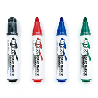 Ensemble de marqueurs effaçables professionnels pour tableau blanc, avec gomme, pour le bureau, l'école, la salle de classe, la maison