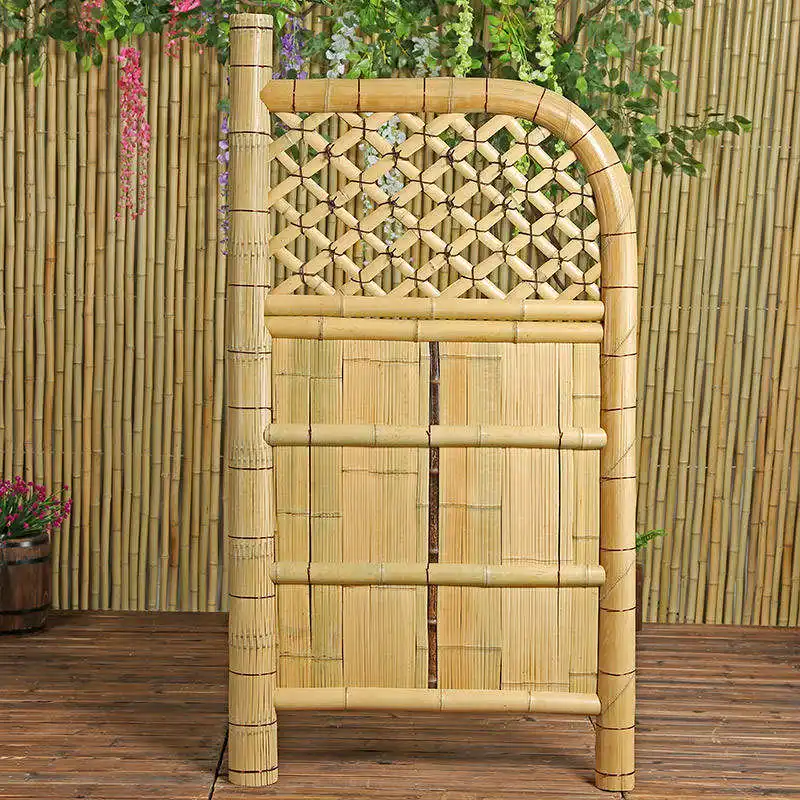 Thick Reed Fence Cheap Natural Bamboo Fencing Roll Wooden Garden Bamboo Fence