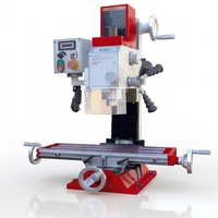 Machine de perçage et de fraisage verticale à alimentation directe d'usine, cône de broche MT2, capacité de perçage 25 mm, qualité industrielle, certifiée CE