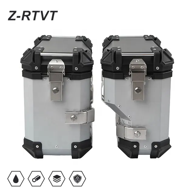 motorcycle side box Maxi-Scooter motor X-size motorbike trunk aluminium alloy exhausted case baggage luggage accessories parts