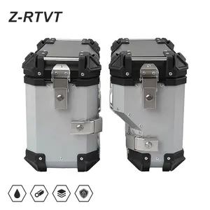 Motorcycle Side Box Maxi-Scooter Motor X-size Motorbike Trunk Aluminium Alloy Exhausted Case Baggage Luggage Accessories Parts