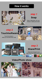 Prêt à expédier : Miroir magique Photobooth 65 pouces pour fêtes et mariages - Product Image 6