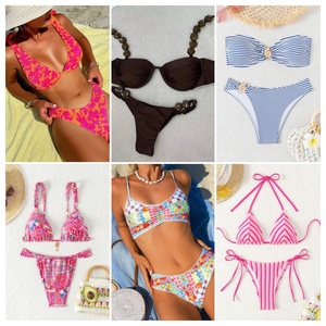 Bikini Sexy da donna estivi a due pezzi costumi da bagno da spiaggia pantaloncini da surf da vacanza costume da bagno da bagno che vendono bene da donna - Product Image 4