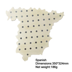 Miniatura para Ideas de Colgadores de Madera Personalizados, Soporte de Bolsillo para Colgar, Estante de Pared, Pequeño Soporte Divertido para Marcadores de Pelotas de Golf, Venta al por Mayor - Product Image 4