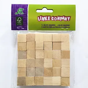 Eco-friendly Wooden Cubes for School