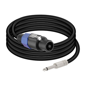 Speakon Để 1/4 "Mono Loa Cáp 6.35Mm TS Cắm Để Speakon Nam Dây Loa Âm Thanh Khuếch Đại Kết Nối Dây Cho DJ/PA Dây - Product Image 1