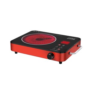 Table de cuisson électrique en céramique Winningstar 110V norme américaine 2000W haute puissance, résistante aux hautes températures, avec panneau en cristal noir (Cross-Bor - Product Image 5