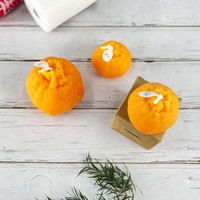Kreatives Fruchtform-Duftkerzen-Set |   Sortierte Realistische Frucht-Kerzen für Wohnungsdekoration |   Natürliches Sojawachs Geschenkidee