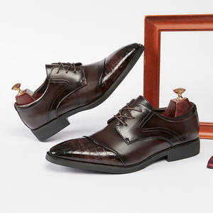 Chaussures Oxford en cuir de vachette de style italien, fabriquées à la main, de qualité supérieure, prix d'usine, vente en gros, chaussures formelles de luxe haut de gamme, vente chaude - Product Image 2