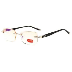 แว่นตาแฟชั่นปี 2025 สำหรับทุกเพศ แก้ปัญหาสายตายาว ดีไซน์เพชร ตัดแสงสีฟ้า กรอบบางเฉียบ สำหรับอ่านหนังสือ ผู้ชาย ผู้หญิง - Product Image 4