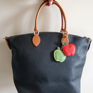 Vui tươi <span class=keywords><strong>Apple</strong></span> Shaped Keychain Mua sắm mini PU da táo túi quyến rũ Dễ Thương Trái cây túi quyến rũ - Product Image 3