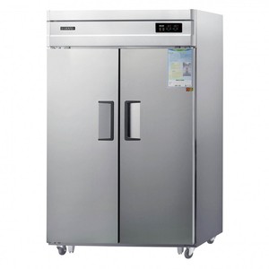 Réfrigérateurs-congélateurs à encastrer avec ventilateur de refroidissement, 45 pieds cubes, 2 portes, acier inoxydable, dégivrage automatique, 6 étagères, équipement numérique - Product Image 1