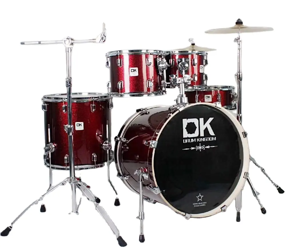 나무 쉘 wine red color best 뮤지컬 드럼 prices jazz drum set