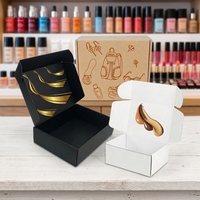 Boîtes en carton ondulé avec logo imprimé personnalisé, revêtement UV, pour cosmétiques, chaussures, vêtements, chaussettes, emballages cadeaux avec boîtes d'expédition
