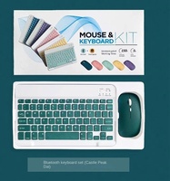 Tasso Slim Mini Wireless 10-inci 78-Tombol 3000-DPI Set Keyboard Mouse untuk Laptop Desain Ultra Tipis Tersedia di Stok